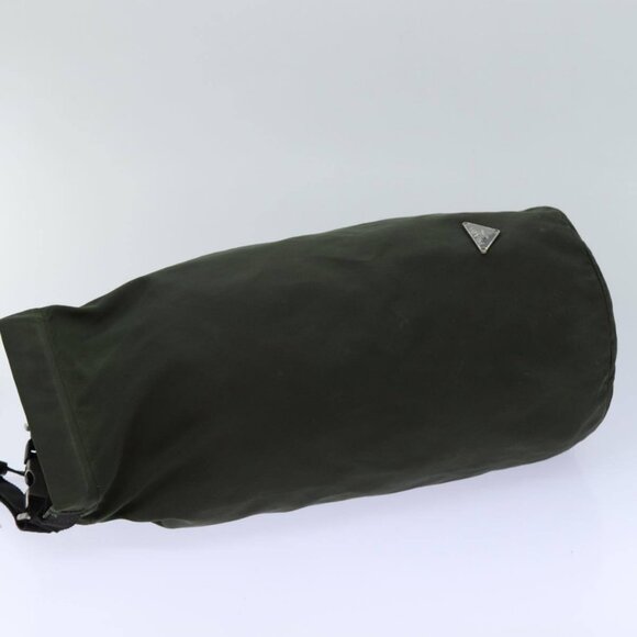 PRADA Shoulder Bag Nylon Khaki Auth - Picture 4 of 16